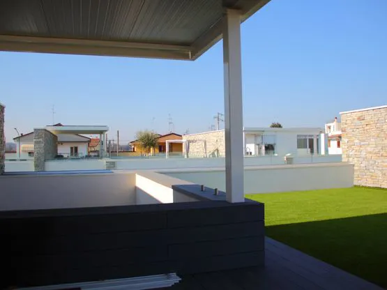 Vista esterna villetta a Dolci